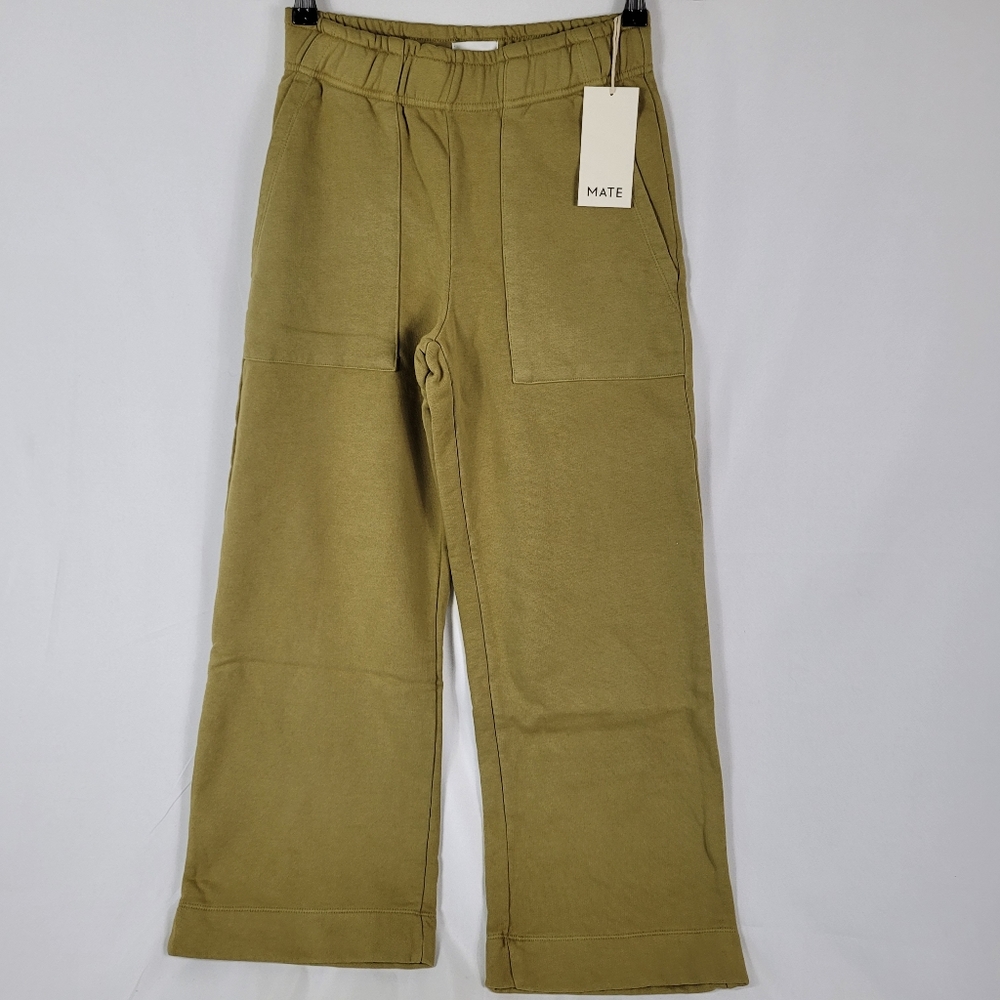 MATE the Label Organic Fleece Wide Leg Pant